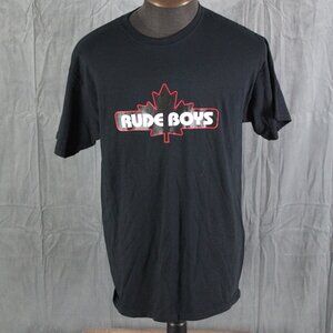 Snowboard Shop Shirt - Rube Boys Classic Logo Banff BC - Men's Large